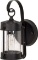 Nuvo 60/635 Textured Piper Lantern with Clear Seed Glass