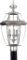 Quoizel NY9043P Newbury Outdoor Post Lantern Pier Mount Lighting, 3-Light, 180 Watts, Pewter (23