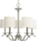 Progress Lighting P4635-09 Inspire Chandeliers, Brushed Nickel