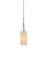 One Light Mini Pendant from the Allure collection in Brushed Nickel finish