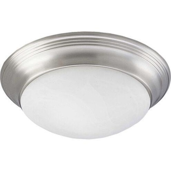 Progress Lighting-P3689-09-Brushed Nickel-2 light ceiling semi-flush mount-14"W x 4.75"H