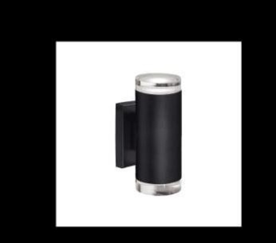 Model: 601432BK-LED Kuzco Lighting Norfolk 2 Light 8" Tall LED Wall Sconce