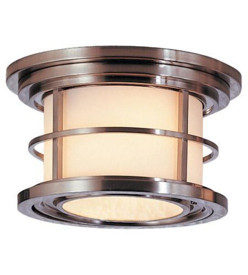 Generation Lighting-OL2213BS-Brushed Steel Finish w/Opal Etched Glass Shade