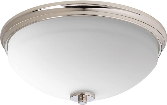 Progress 2 Light 14 in ch Polished Nickel Flush Mount Ceiling Light-P3423-104-3 units.