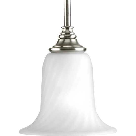 Progress 7" wide mini Pendant -P5141-09-Brushed Nickel ~8.25"H