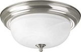 Progress Lighting P3925-15ET Close-to-Ceiling, Chrome Two-light 13-1/4-inch w by 5-7/8-inch h