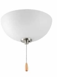 PROGRESS LIGHTING P2650-01WB BRAVO COLLECTION 2-LIGHT UNFINISHED CEILING FAN LIGHT KIT