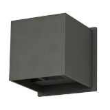 ALUMILUX: CUBE LED OUTDOOR WALL SCONCE E41308-BZ