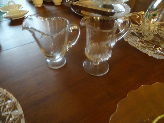 2 Small Pitchers-can be used for gravy, syrup, etc.