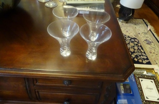 4 Cocktail Glasses