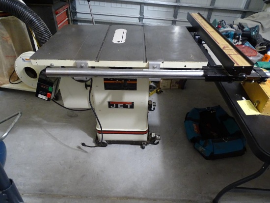 Jet Cabinet Saw-all cast iron-2 cast iron wings-micro-adjust fence-240V only