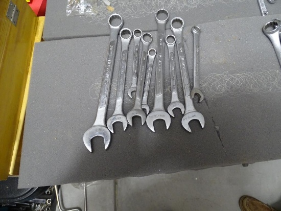 9 Wrenches-Forged in USA-1/2" up to 7/8"