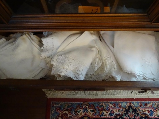 Large Assortment of Cloth Napkins and Doilies