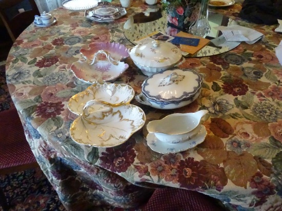 Assortment of Vintage Divided dishes and Bowls