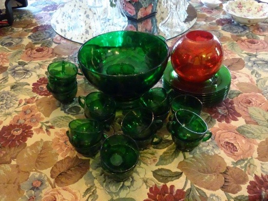 Anchor Hocking in Forest Green