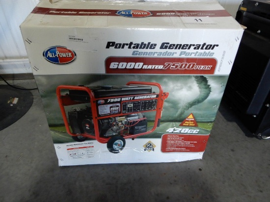 ALL POWER 6,000 WATT GENERATOR