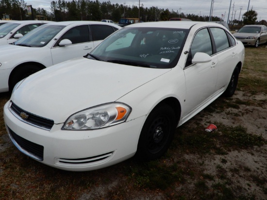 2009 CHEVROLET IMPALA PREV. POLICE