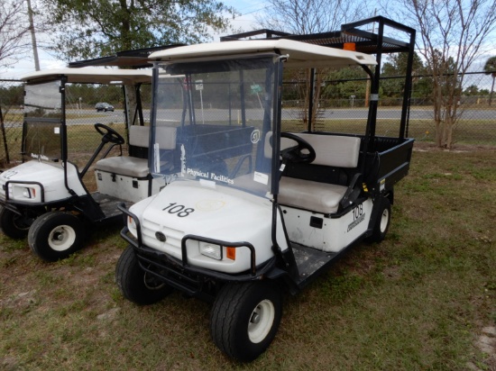 CUSHMAN 2100SE 36V UTILITY CART W/ DUMP BED