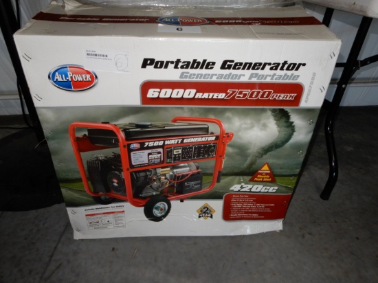 ALL POWER 6,000W GENERATOR