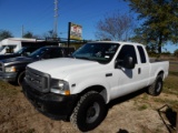 2002 FORD F-250 4X4 EXT CAB PREV. POLICE BAD MOTOR