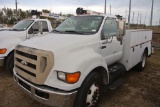 2008 FORD F-750 UTILITY W/ CRANE