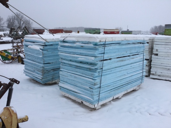 2- units of blue insulation