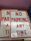 No parking sign