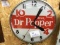 Dr.Pepper clock round