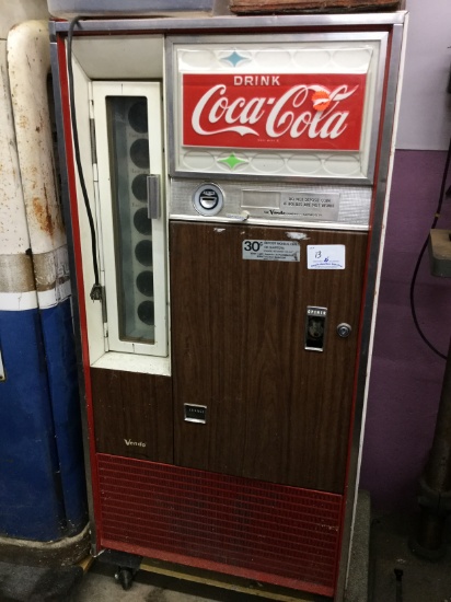 Coca cola 30 cent pop machine