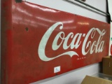 tin coca cola pop sign