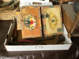 cigar boxes and old toys