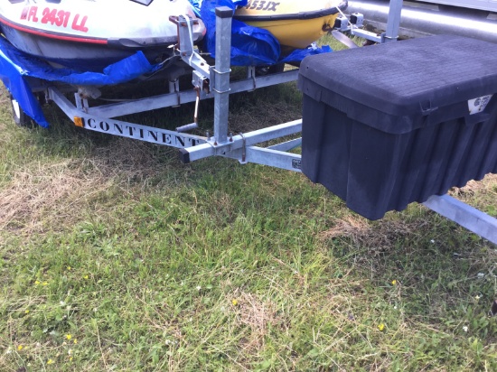 continent double jet ski trailer