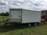 8.5x16 Tandem axle snow mate trailer