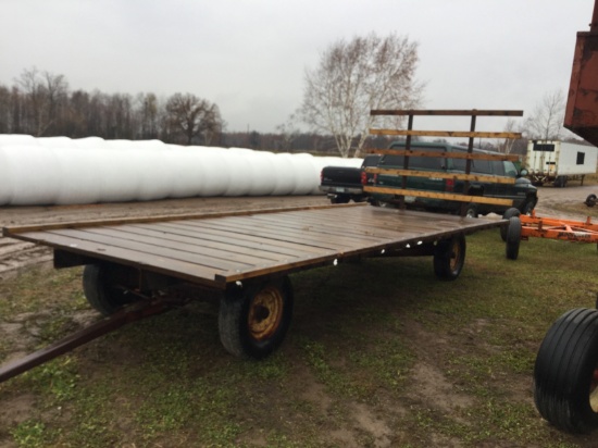 hay wagon and gear