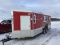 20' tandem axle Lake of the woods Ice castle, fire damage, sells no title