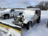 Jeep Larimoe, with plow (did not here run)