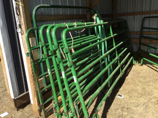 5- 12' HW brand green gates