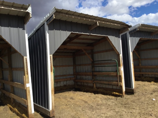 12x16 portable 3- side shed