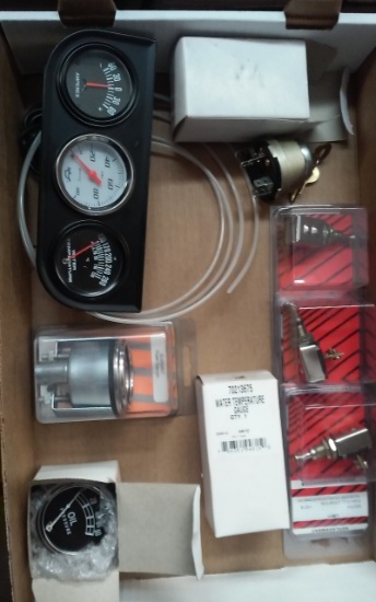 1-0-80 Oil Pressure Gauge,3-0-30 Oil Pressure Gauge, 2-Voltmeter Gauge, 2-60 Ammeters