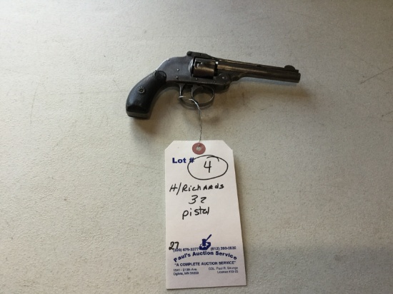 H/richardson .32 pistol revolver