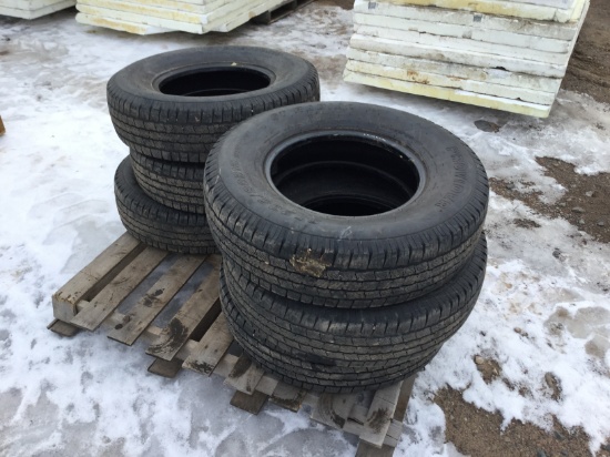 (6) 235/80r/16 trailer tires