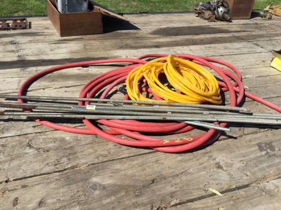 hoses and threader rod