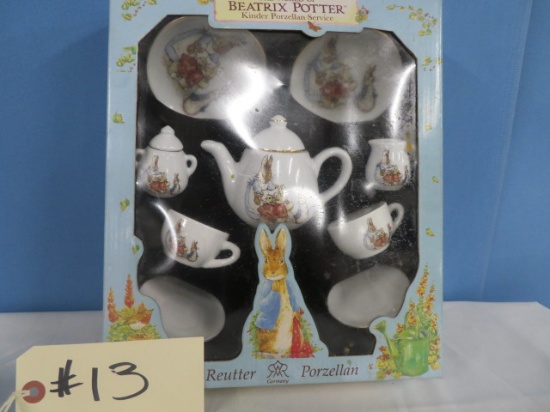 BEATRIX POTTER GERMAN TEA SET