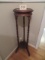 TALL WOODEN CANDLESTAND