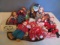 TRAY LOT OF CLOWN FIGURINES