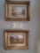 PAIR OF FRAMED OIL PAINTINGS