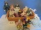 TRAY LOT OF HARLEQUIN DOLLS