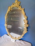 ORNATE OVAL MIRROR