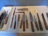 MIXED LOT OF KNIVES  24 PCS