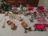 LOT OF VINTAGE CHRISTMAS DECOR